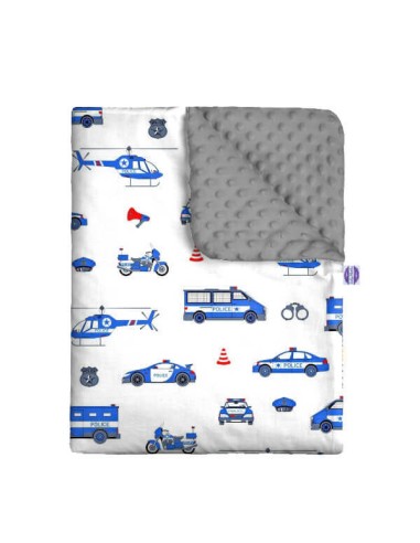 Policja - Kocyk Minky - dowolny rozmiar