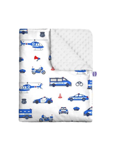 Policja - Kocyk Minky - dowolny rozmiar