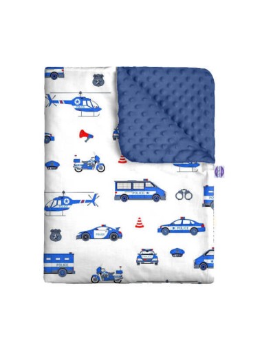 Policja - Kocyk Minky - dowolny rozmiar