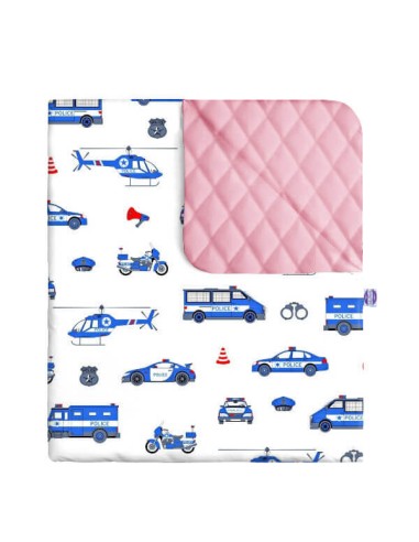 Policja - Kocyk Velvet - dowolny rozmiar