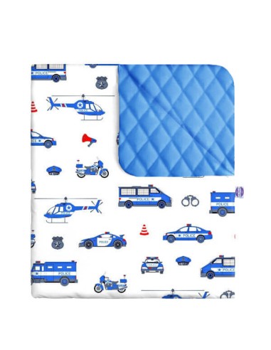 Policja - Kocyk Velvet - dowolny rozmiar