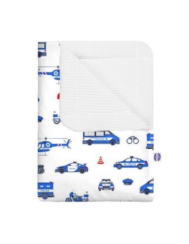 Policja - Kocyk Wafel - dowolny rozmiar