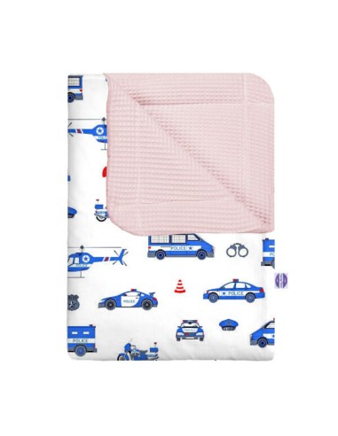 Policja - Kocyk Wafel - dowolny rozmiar