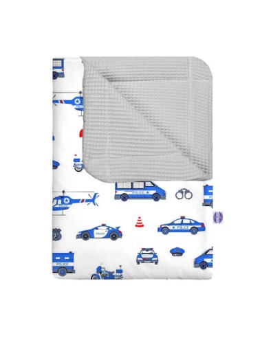 Policja - Kocyk Wafel - dowolny rozmiar