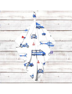 Policja - Pieluszka bawełniana - dowolny rozmiar