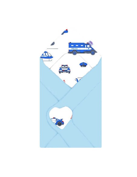 Policja - Becik Niemowlęcy Bawełniany