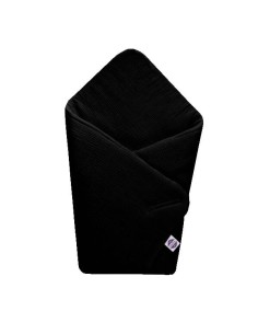 Black - Rożek dla noworodka z muślinu