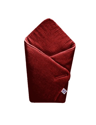 Chilli Red - Rożek dla noworodka z muślinu