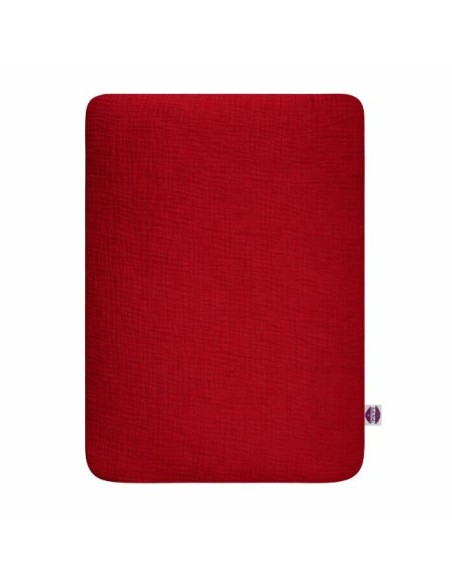 Chilli Red - Poszewka na pościel z muślinu - dowolny rozmiar