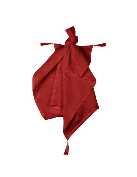 Chilli Red - Otulacz z muślinu - dowolny rozmiar