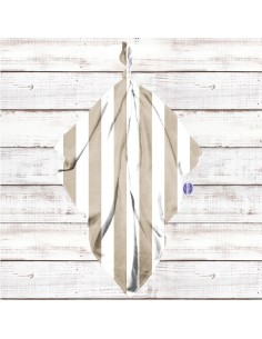 Pasy beżowe - Otulacz Bawełniany - dowolny rozmiar