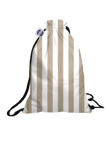 Pasy beżowe - Worek na pościel do przedszkola