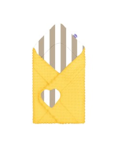 Pasy beżowe - Rożek Niemowlęcy Minky