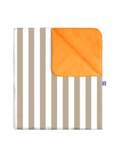 Pasy beżowe - Pościel Bawełniana - dowolny rozmiar