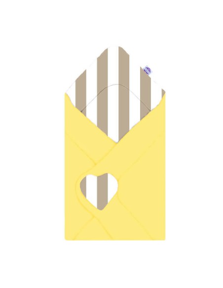 Pasy beżowe - Becik Niemowlęcy Bawełniany