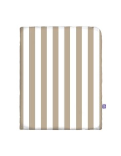 Pasy beżowe - Poszewka Bawełniana na Kołdrę - dowolny rozmiar