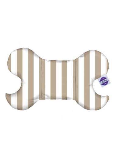 Pasy beżowe - Poduszka Motylek Antywstrząsowy dla Niemowlaka - Bawełna + Velvet