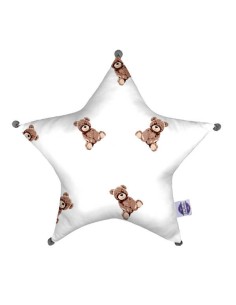 Maskotka - Poduszka Dekoracyjna Bawełna + Minky Gwiazda 45x45 cm