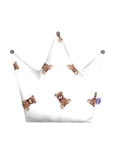 Maskotka - Poduszka Dekoracyjna Bawełniana Korona 48x42 cm