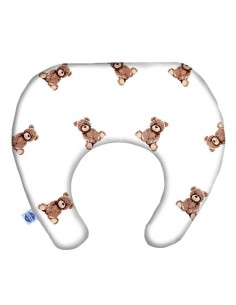 Maskotka - Poduszka Podróżna Mały Rogal 33x26 cm (1-4 LAT) bawełna + minky