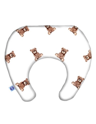 Maskotka - Poduszka Podróżna Mały Rogal 33x26 cm (1-4 LAT) bawełna + minky