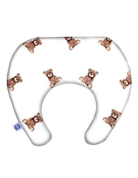 Maskotka - Poduszka Podróżna Mały Rogal 33x26 cm (1-4 LAT) bawełna + minky