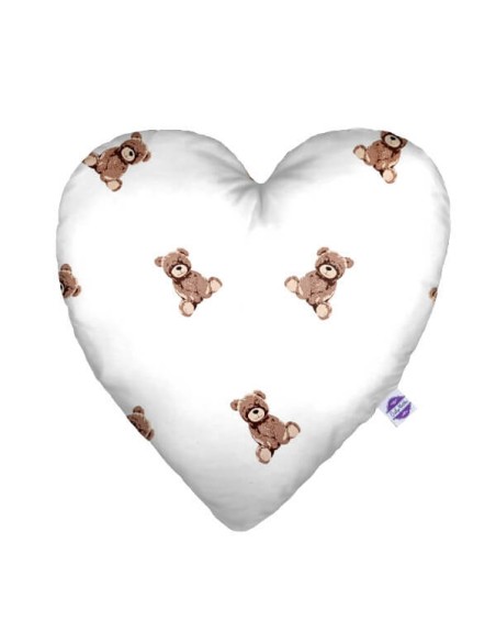 Maskotka - Poduszka Dekoracyjna Serce Wafel + Bawełna 48x48 cm