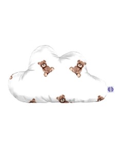 Maskotka - Poduszka Dekoracyjna Chmurka Wafel + Bawełna 54x34 cm