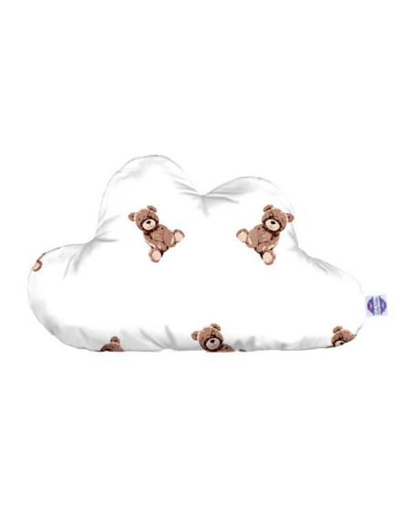 Maskotka - Poduszka Dekoracyjna Chmurka Wafel + Bawełna 54x34 cm