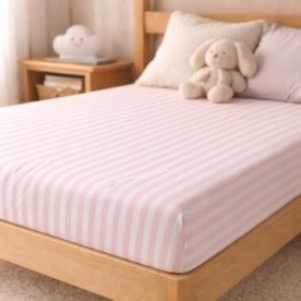 PRZEŚCIERADŁO BAWEŁNIANE Z GUMKĄ